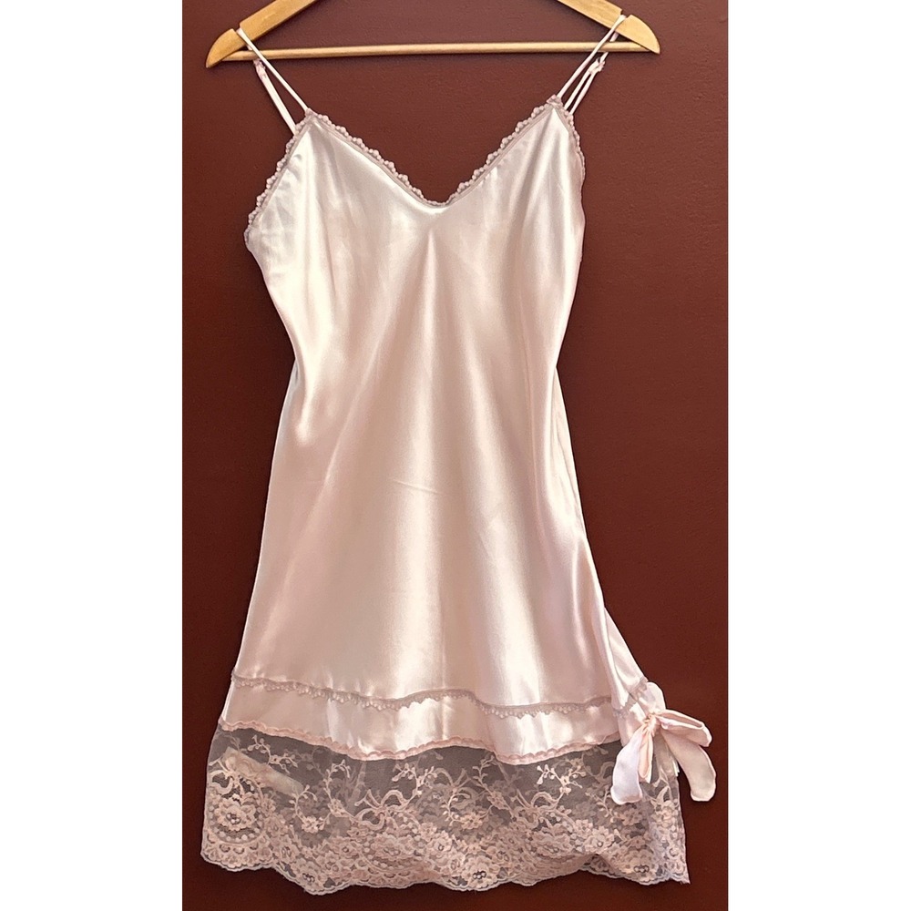 Vintage Lingeriie Colesce Collection Slip Dress Coquette Balletcore Romantic